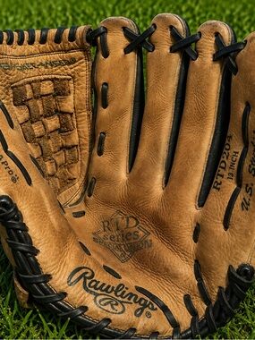 Rawlings Tan and Black RTD204 Baseball Glove